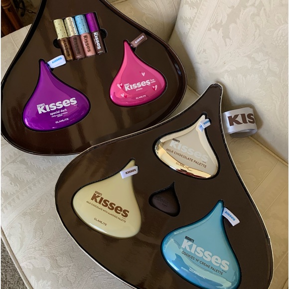 Glamlite Hershey Kisses Eyeshadow Palette Vault PR Set Bundle BNIB